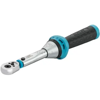 Hazet Drehmomentschlüssel 5108B-3CT für Bits, 1/4" (blau/schwarz, Umschalt-Knarre)