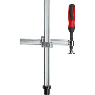 BESSEY Spannelement TWV16-20-15-2K, Zwinge (silber/rot, stufenlos verstellbare Ausladung)