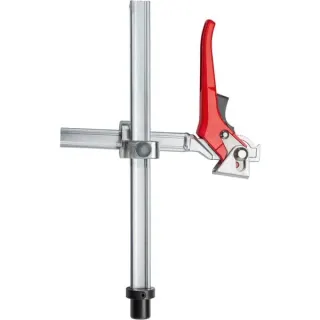 BESSEY Spannelement TWV16-20-15H, Zwinge (silber/rot, stufenlos verstellbare Ausladung)