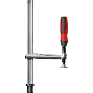 BESSEY Spannelement TW28-30-12-2K, Zwinge (silber/rot, fixe Ausladung)