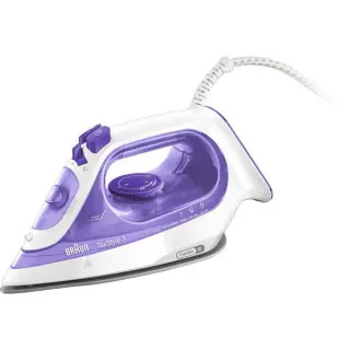 Braun TexStyle 3 SI 3042 VI, Dampfbügeleisen (weiß/violett)