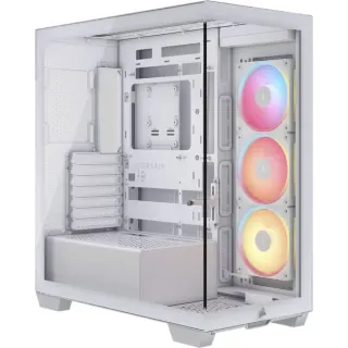 Corsair 3500X LX-R RGB , Tower-Gehäuse (weiß, Tempered Glass x 2)