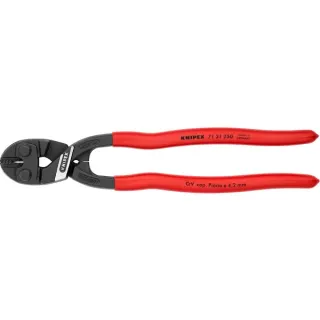 KNIPEX Kompakt-Bolzenschneider CoBolt XL 71 31 250, Schneid-Zange (rot, Länge 250mm)