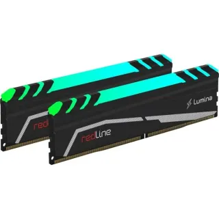 Mushkin DIMM 16 GB DDR4-3200 (2x 8 GB) Dual-Kit, Arbeitsspeicher (schwarz, MLA4C320GJJM8GX2, Redline Lumina RGB, INTEL XMP)