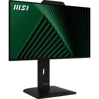 MSI PRO MP242PMGDE, LED-Monitor (60 cm (23.8 Zoll), schwarz, FullHD, IPS, Webcam, Mikrofon, HDMI, DP, VGA, USB-Hub, 120Hz Panel)