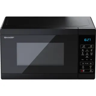 SHARP YC-MS02E-B, Mikrowelle (schwarz)