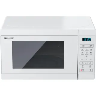 SHARP YC-MS02E-C, Mikrowelle (weiß)