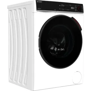 SHARP ES-WNFB914CWDA-DE , Waschmaschine (weiß/schwarz, WIFI, Advanced Inverter Motor)
