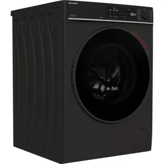 SHARP ES-WNFB214CMDA-DE , Waschmaschine (schwarz (matt), WIFI, Advanced Inverter Motor)