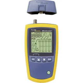 Digitus FLUKE MicroScanner 2 Kabelverifikationstester, Messgerät (gelb/schwarz)