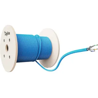 Digitus Professional Cat.6a U/FTP Verlegekabel simplex, Dca (blau, 1.000 Meter Trommel)