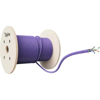 Digitus Professional Cat.6 F/UTP Verlegekabel simplex, Eca (violett, 500 Meter Trommel)