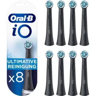 Oral-B iO Ultimative Reinigung 8er, Aufsteckbürste (schwarz)