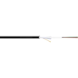 Digitus Verlegekabel A/I-DQ(ZN)BH 9/125µ OS2 12F Dca (schwarz, 100 Meter)