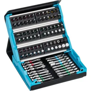 Hazet SmartCase Bit-Satz 2200SC-3, 96-teilig (schwarz/blau, 1/4")