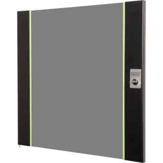Digitus Glas-Fronttür für 19" 12HE Wandgehäuse Unique Serie, Frontpanel (schwarz, 12 Höheneinheiten)