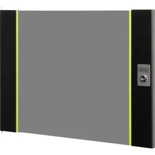 Digitus Glas-Fronttür für 19" 9HE Wandgehäuse Unique Serie, Frontpanel (schwarz, 9 Höheneinheiten)
