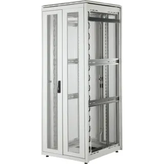 Digitus Netzwerkschrank Unique Serie - 800x800 mm (BxT), IT-Schrank (hellgrau, 42 Höheneinheiten)