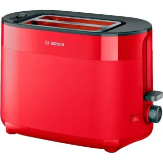 Bosch Home Kompakt-Toaster MyMoment TAT2M124 (rot, 950 Watt, für 2 Scheiben Toast)