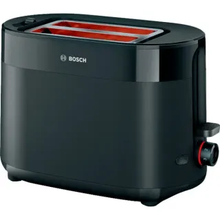 Bosch Home Kompakt-Toaster MyMoment TAT2M123 (schwarz, 950 Watt, für 2 Scheiben Toast)
