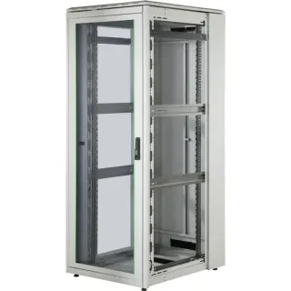 Digitus Netzwerkschrank Unique Serie - 800x1000 mm (BxT), IT-Schrank (hellgrau, 42 Höheneinheiten)