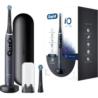 Oral-B iO Series 7N, Elektrische Zahnbürste (schwarz, Black Onyx)