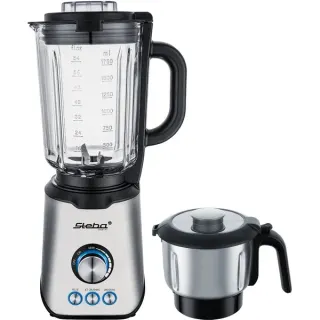 Steba MX 4 plus, Standmixer (edelstahl (gebürstet)/schwarz)