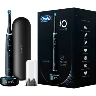 Oral-B iO Series 10, Elektrische Zahnbürste (schwarz, Cosmic Black)
