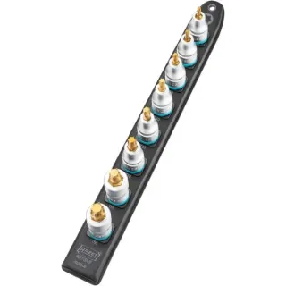Hazet SmartRail 1/2" Steckschlüsseleinsatz-Satz Sechsrund, 8-teilig (schwarz, T20 - T60, kurz)