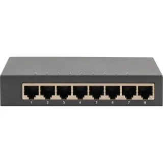 Digitus 8-Port Gigabit, Switch (schwarz)
