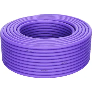Digitus Professional Cat.6 F/UTP Verlegekabel simplex, B2ca (violett, 100 Meter Rolle)