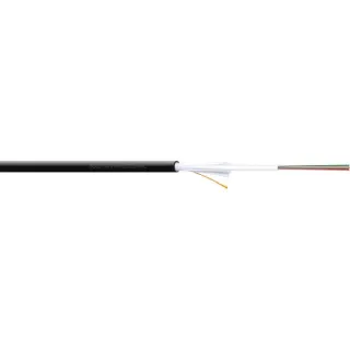 Digitus Verlegekabel A/I-DQ(ZN)BH 50/125µ OM3 12F Dca (schwarz, 1 Meter)