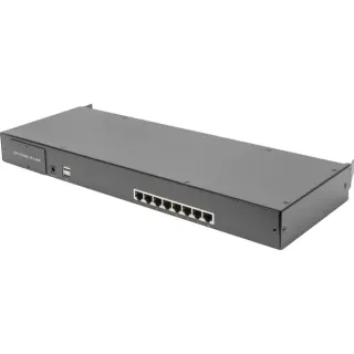 Digitus Modularer CAT 5 KVM-Switch 8-Port (schwarz, 8-Port)