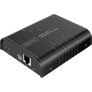 Digitus HDMI KVM IP Receiver, KVM-Switch (schwarz, 4K/60Hz)