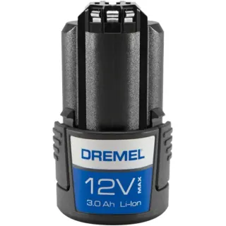 Dremel 12V Lithium-Ionen-Ersatzakku B12V30-01 (schwarz, 3 Ah, für Dremel 8260)