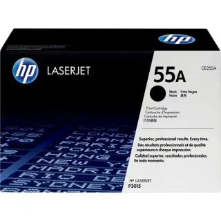 HP Toner schwarz 55A (CE255A) (schwarz)