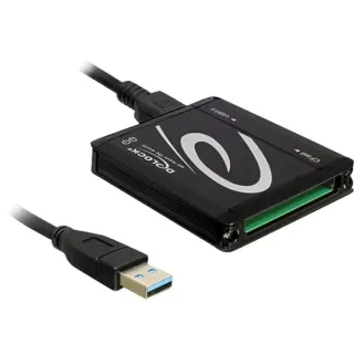 DeLOCK Card Reader USB 3.0 > CFAST, Kartenleser (schwarz)