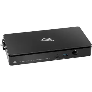 OWC Thunderbolt 5 Dual Network Dock, Dockingstation (schwarz)