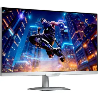GIGABYTE M27Q2 QD ICE QLED, Gaming-Monitor (68.6 cm (27 Zoll), weiß, QHD, SS-IPS, KVM, HDMI, DP, USB-C, 200Hz Panel)