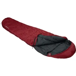 High Peak Mumienschlafsack TR 400 (dunkelrot/grau)