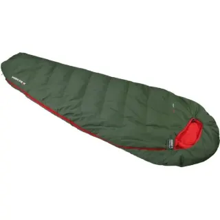 High Peak Mumienschlafsack Pak 600 ECO (dunkelgrün/rot)