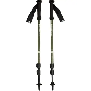 Black Diamond Trekkingstöcke Explorer 3, Fitnessgerät (schwarz, 1 Paar, 100 bis 140 cm)