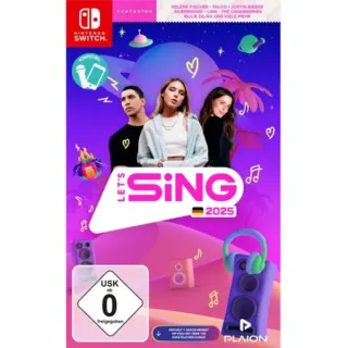 Lets Sing 2025 , Nintendo Switch-Spiel