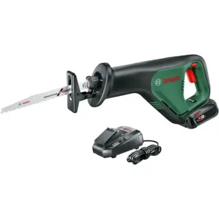 Bosch Heimwerken & Garten Akku-Säbelsäge AdvancedRecip 18 (grün/schwarz, Li-Ionen Akku 2,5Ah, POWER FOR ALL ALLIANCE)