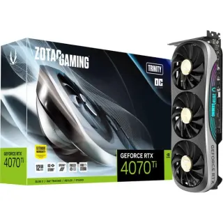 ZOTAC GeForce RTX 4070 Ti Trinity OC Generalüberholt, Grafikkarte (DLSS 3, 3x DisplayPort, 1x HDMI 2.1)