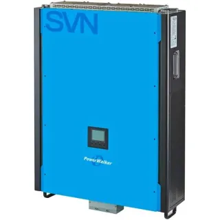 BlueWalker Solar-Wechselrichter 15k SVN OGV 3/3 (schwarz/blau, 15.000 VA / 15.000 W)
