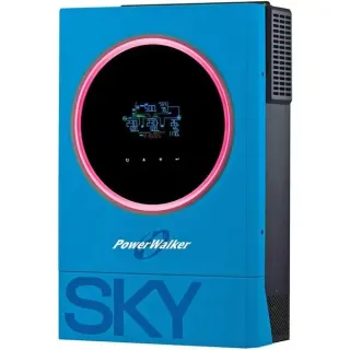 BlueWalker Solar-Wechselrichter 3600 SKY OGN (schwarz/blau, 3.600 VA / 3.600 W)