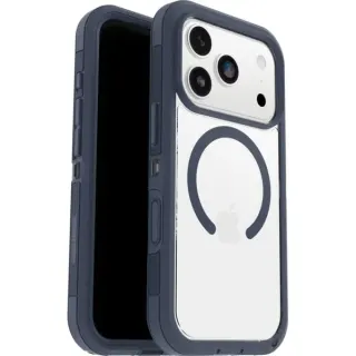 Otterbox Defender Pro XT, Handyhülle (transparent/blau, iPhone 17 Pro, MagSafe)