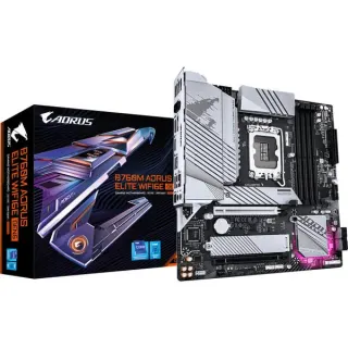 GIGABYTE B760M AORUS ELITE WIFI6E GEN5, Mainboard (weiß)