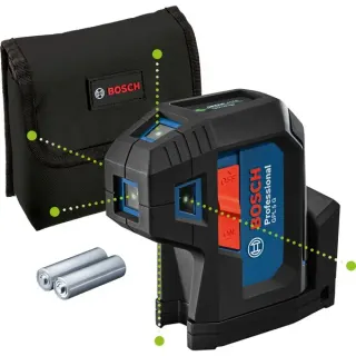 Bosch Professional Punktlaser GPL 5 G Professional (blau/schwarz, grüne Laserpunkte)